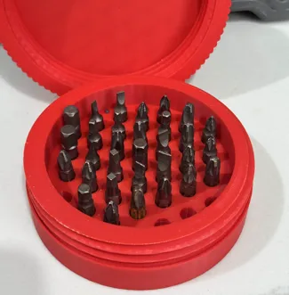 Screw bit box