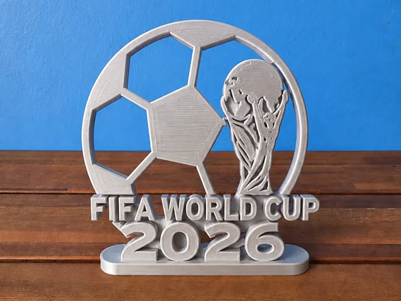 FIFA World Cup 2026 Silver Trophy Decor
