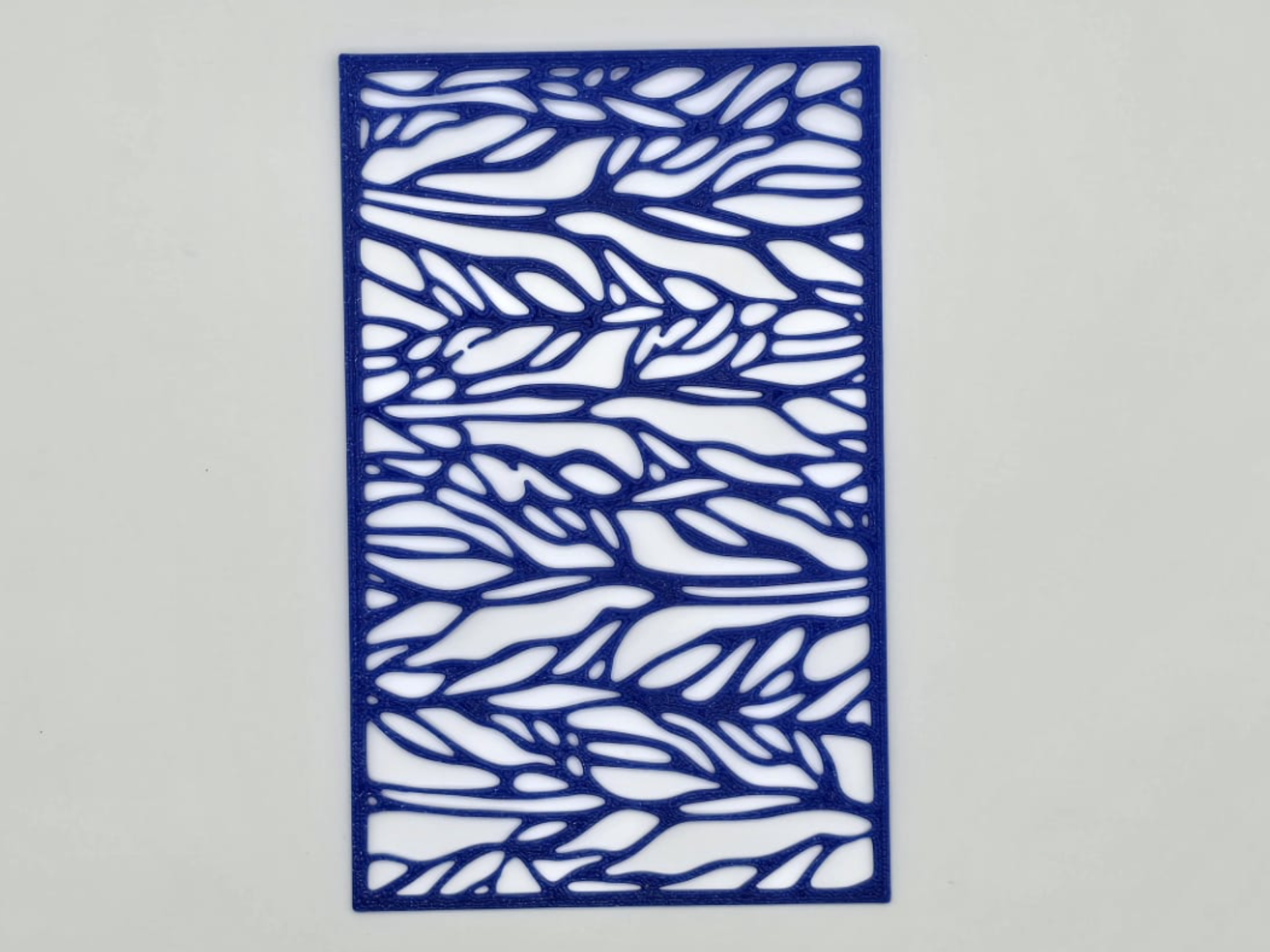 Abstract Branch Pattern Stencil Template