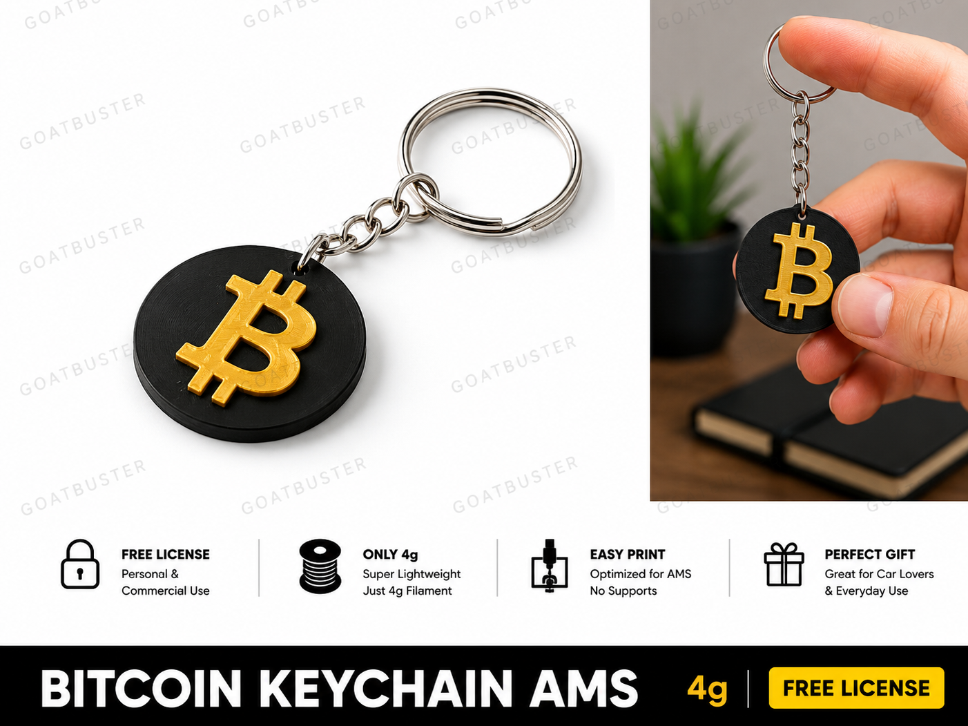 Bitcoin keychain ams free