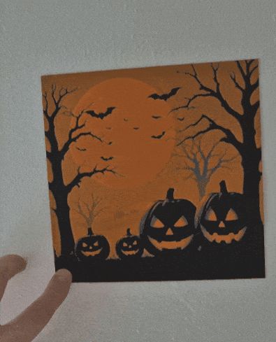 Spooky Halloween Scene – Hueforge Design