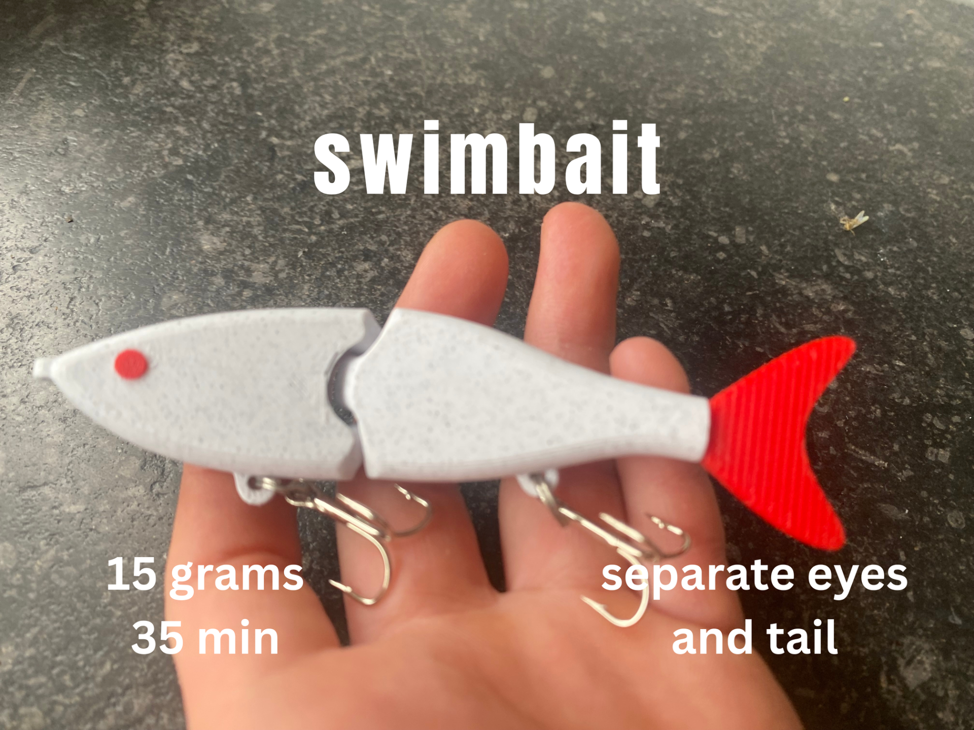 Swimbait – Modular Eyes & Tail