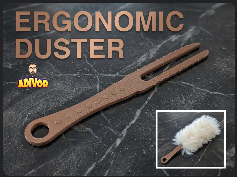 Ergonomic Duster Handle - Fast Print 26min