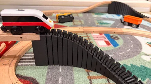 Soporte: FLEXISLOPE-Flex Train Tracks with ikea/hape — referencia de MakerWorld