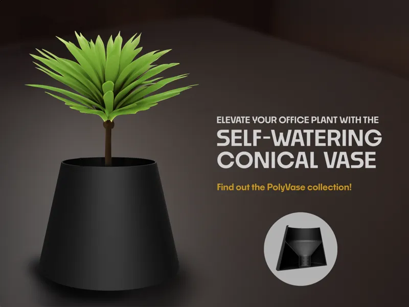 Self-Watering ConicalVase