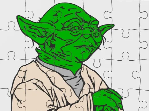 Puzzle 48 pièces - Yoda