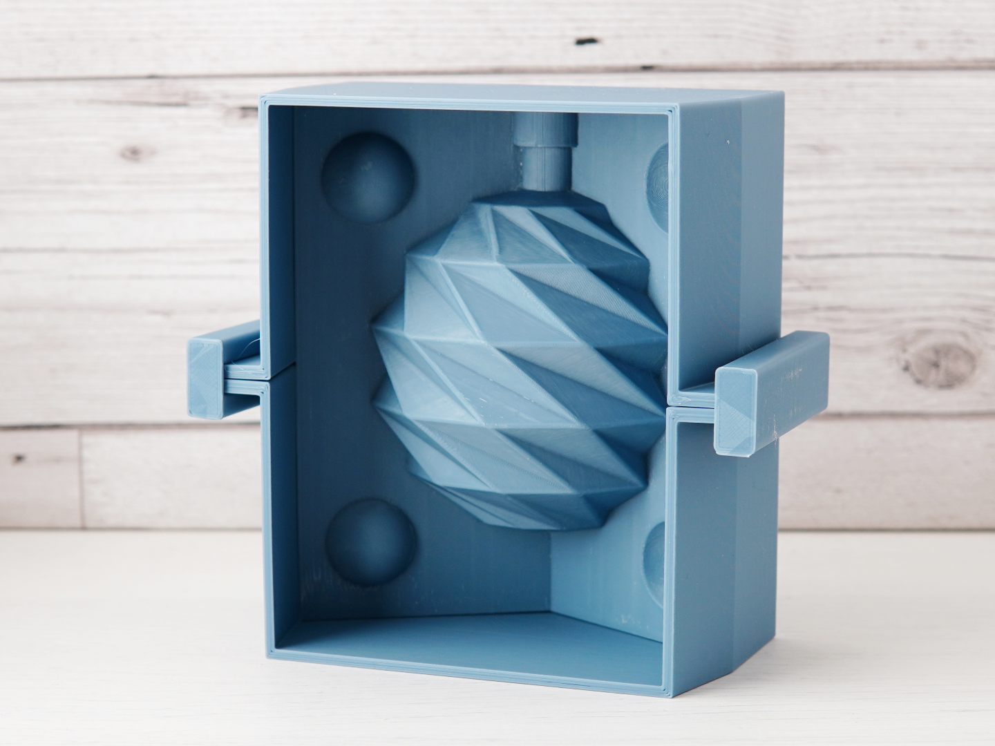 3 Part Angular Bauble Mould for Slipcasting