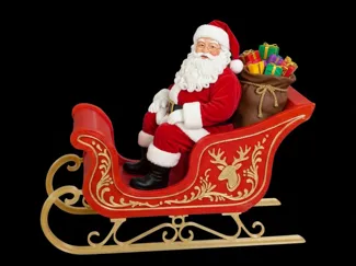 Santa's Sleigh (Santa & Gifts not included)