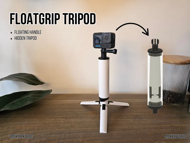 FLOATGRIP – 3-in-1 Tripod & Floating Handle