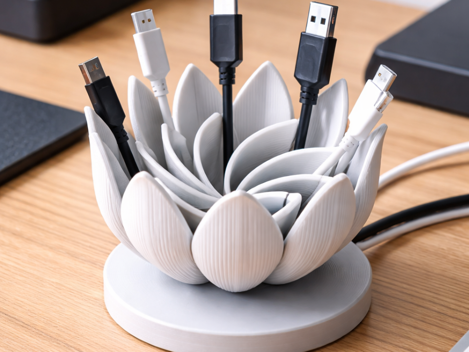 Vaso Decorativo a Spirale “Bloom” 