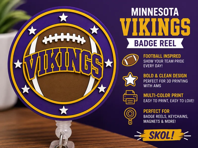 Vikings Football Badge Reel