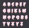 Ice-Cream Letters 4mm hole