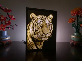 Hueforge Lamp - Tiger
