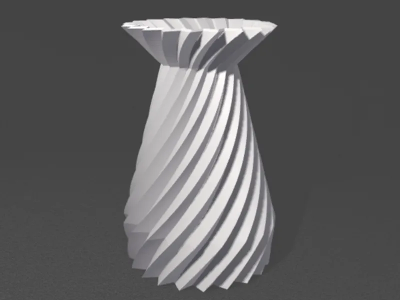 Swirled Elegance Vase