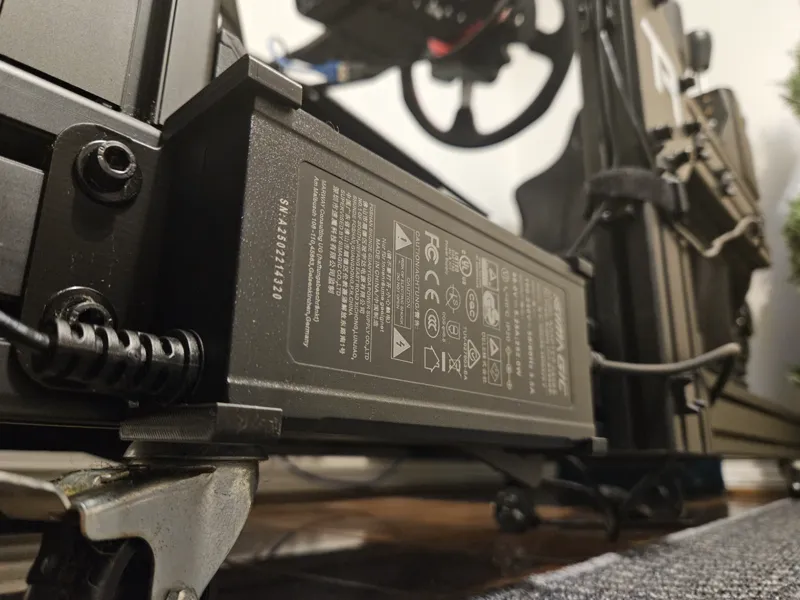 Simagic Alpha Evo power brick holder 40mm profile