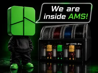Bambu Bro – AMS & Desk Display Figure