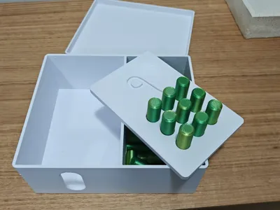 Arabic numbers peg board with box
