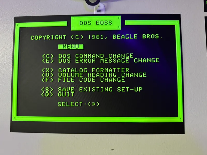Beagle Bros DOS Boss Screenshot