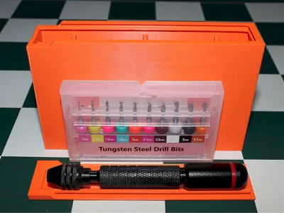 Maker's Supply Hand Drill Kit Storage Case
