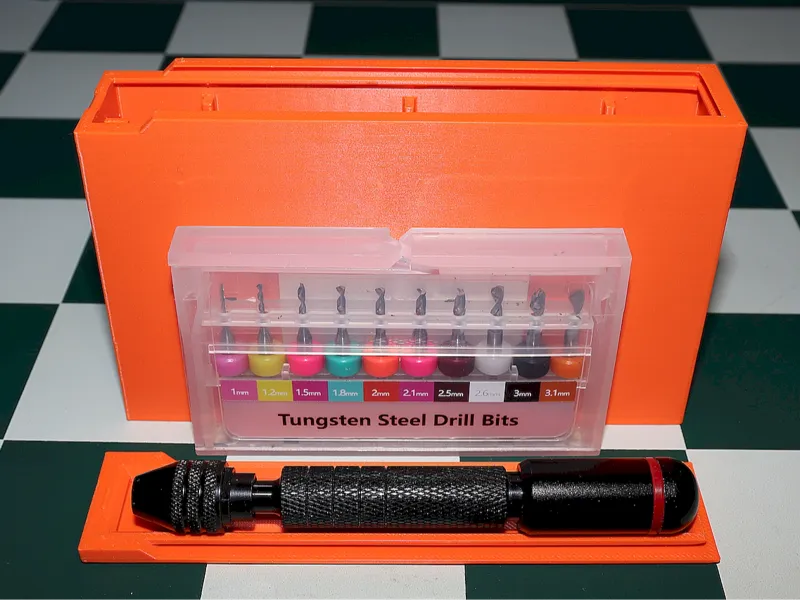 Maker's Supply Hand Drill Kit Storage Case