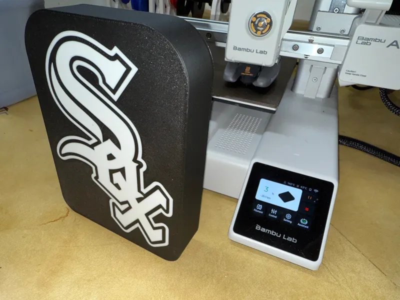 Chicago White Sox Logo Light Box with 1/4 Grommet 