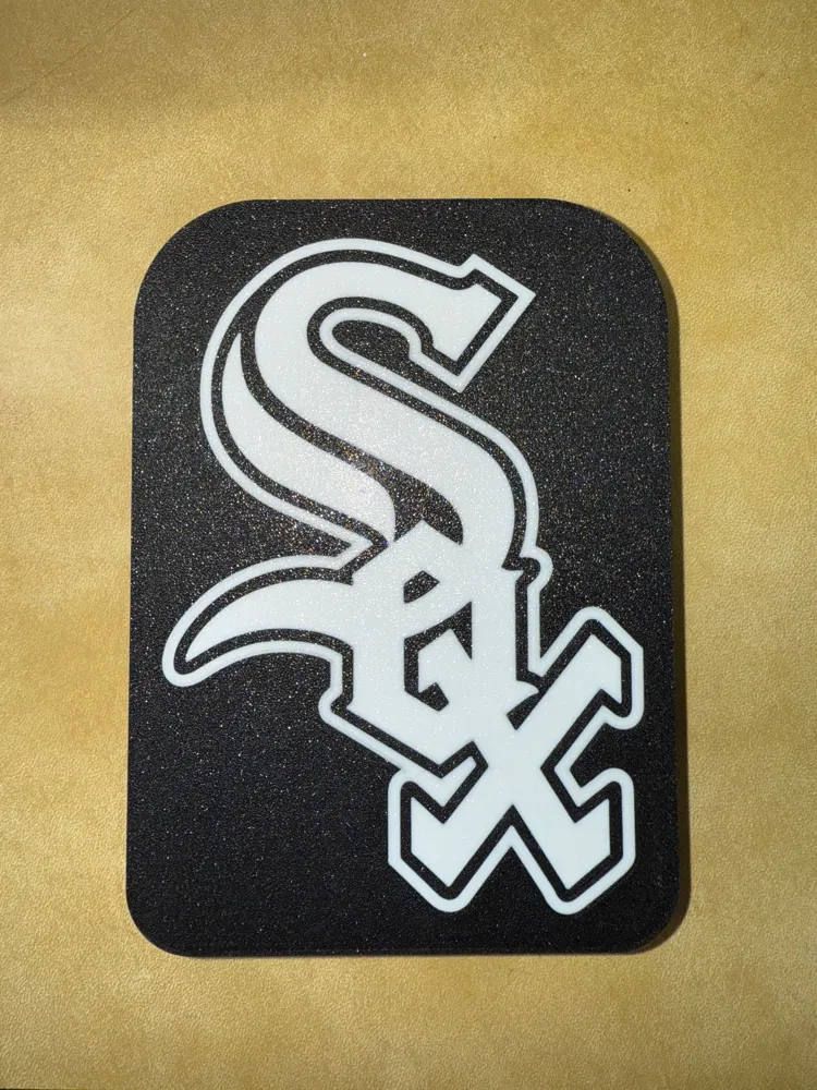 Chicago White Sox Logo Light Box with 1/4 Grommet - Free 3D Print Model ...