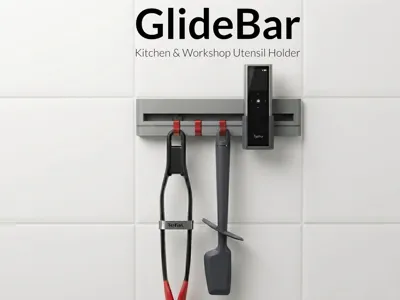GlideBar - Kitchen & Workshop Utensil Holder