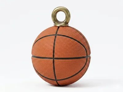 Basketball Keychain
