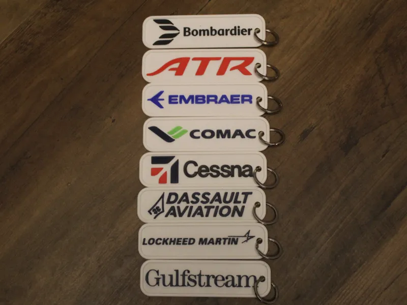 Aircraft Manufacturers Keychains