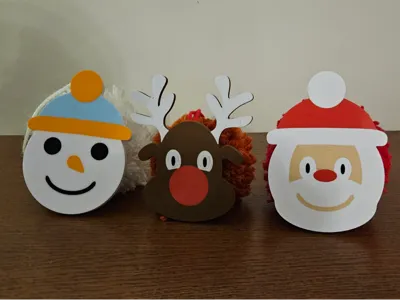 Christmas Pompom Decorations