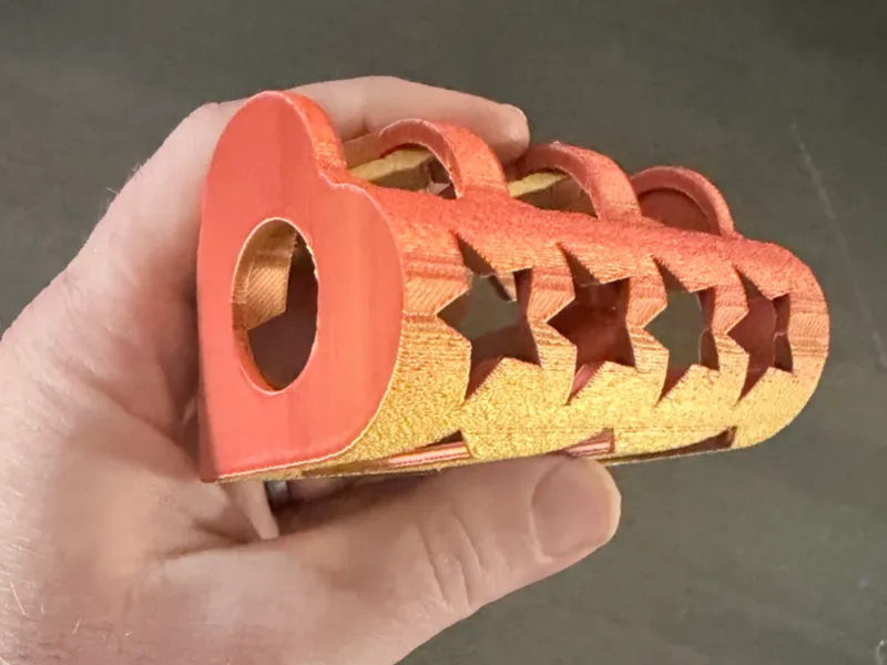 Print-in-place Heart and star fidget toy