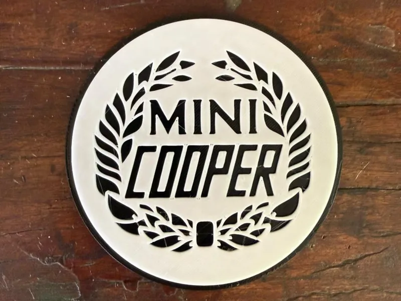 MINI COOPER CLASSIC LOGO COASTER
