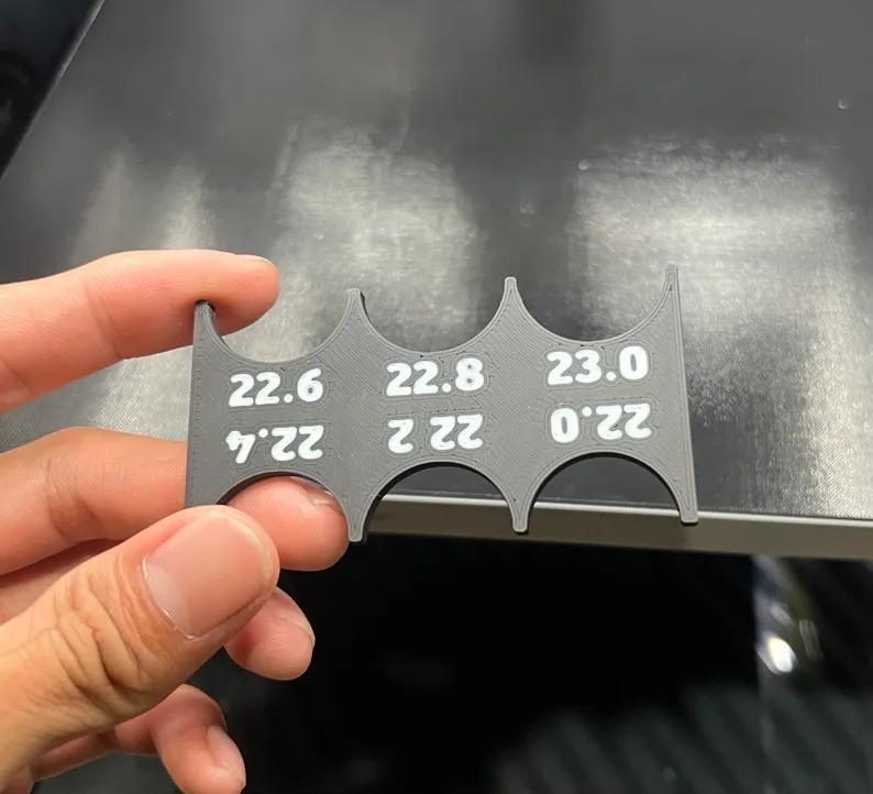 Mini-Z Tire Size Gauge (22.0-23.0mm)