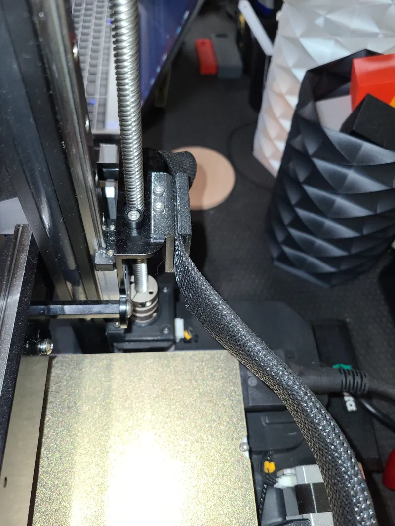 Ender 3 S1 Pro hotend cable holder