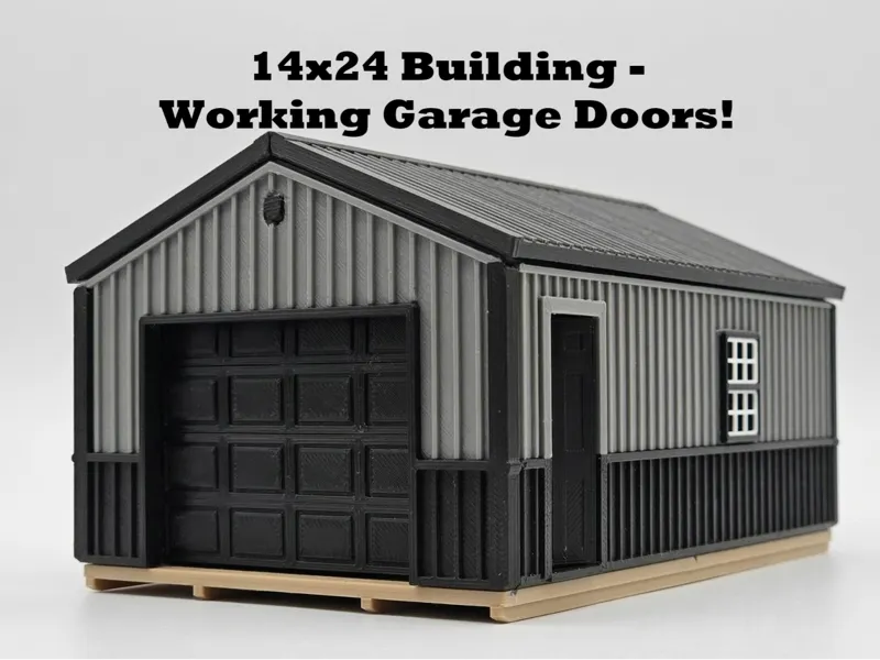 Little Man Garage - 1/64 model garage