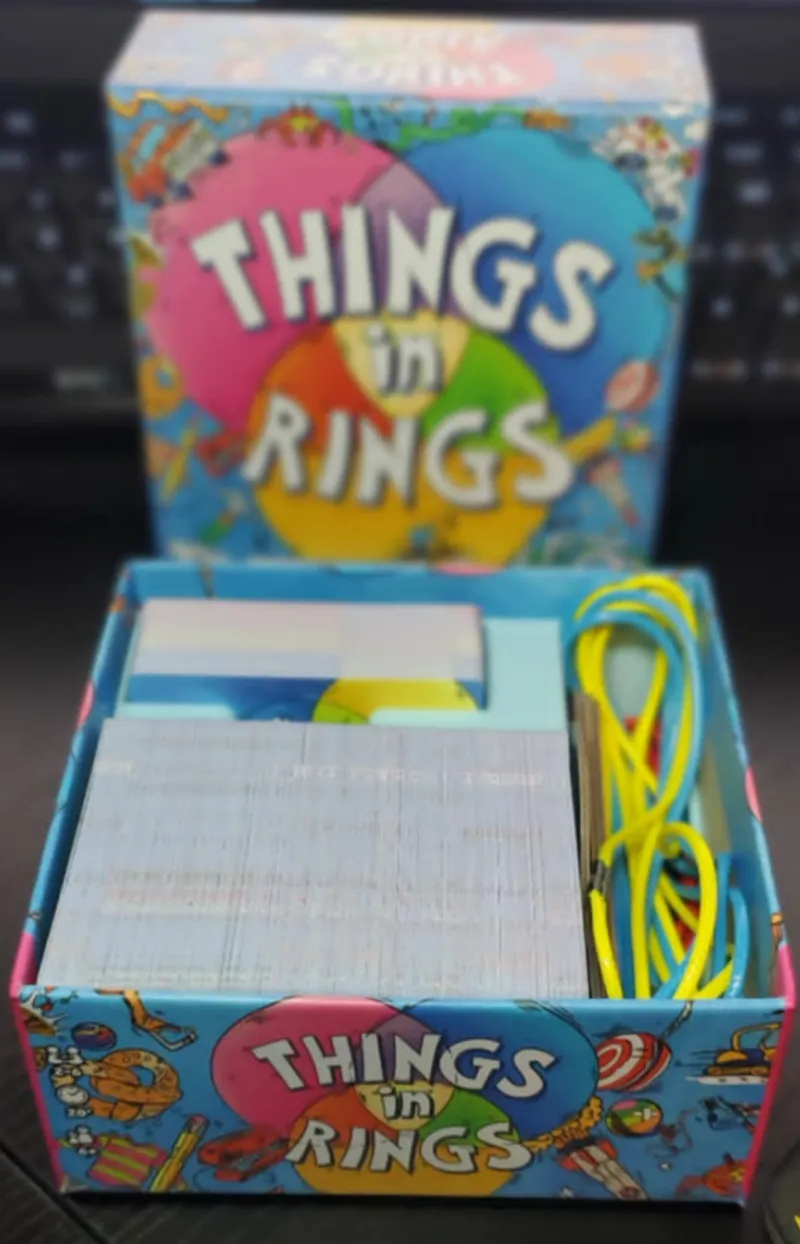 Things in Rings Board Game Organizer