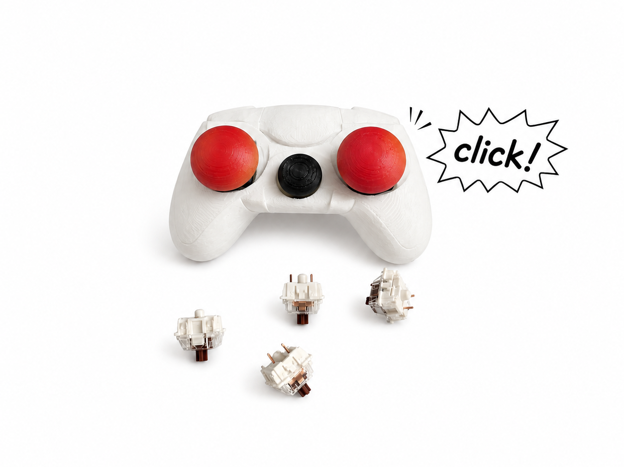 Miniatura 1 do modelo 3D controller clicker fidget