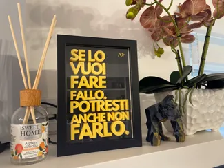 Se lo vuoi fare, fallo!