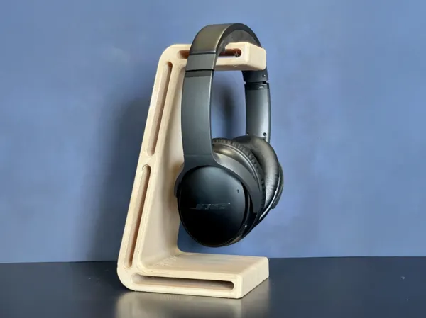 Support casque audio moderne, sans supports d'impression