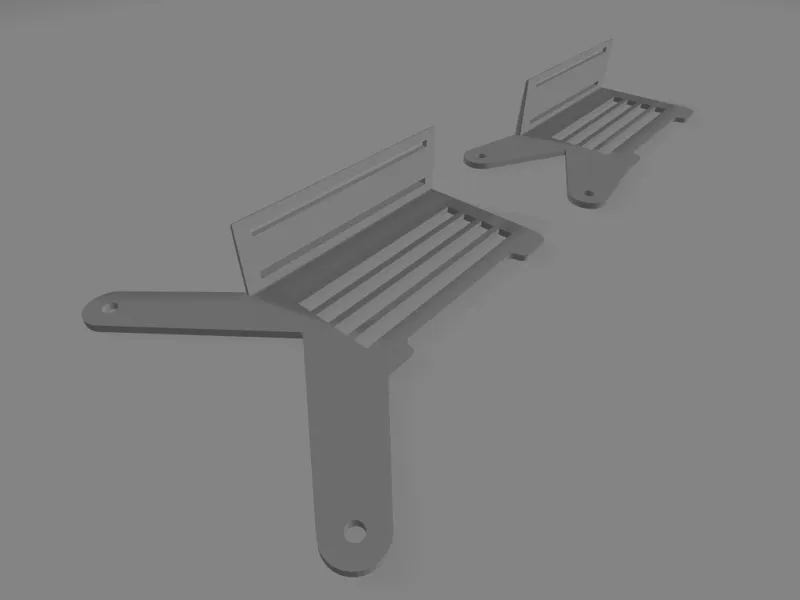 Vesa 100 and 200 USB Hub Mount and Cable Tidy