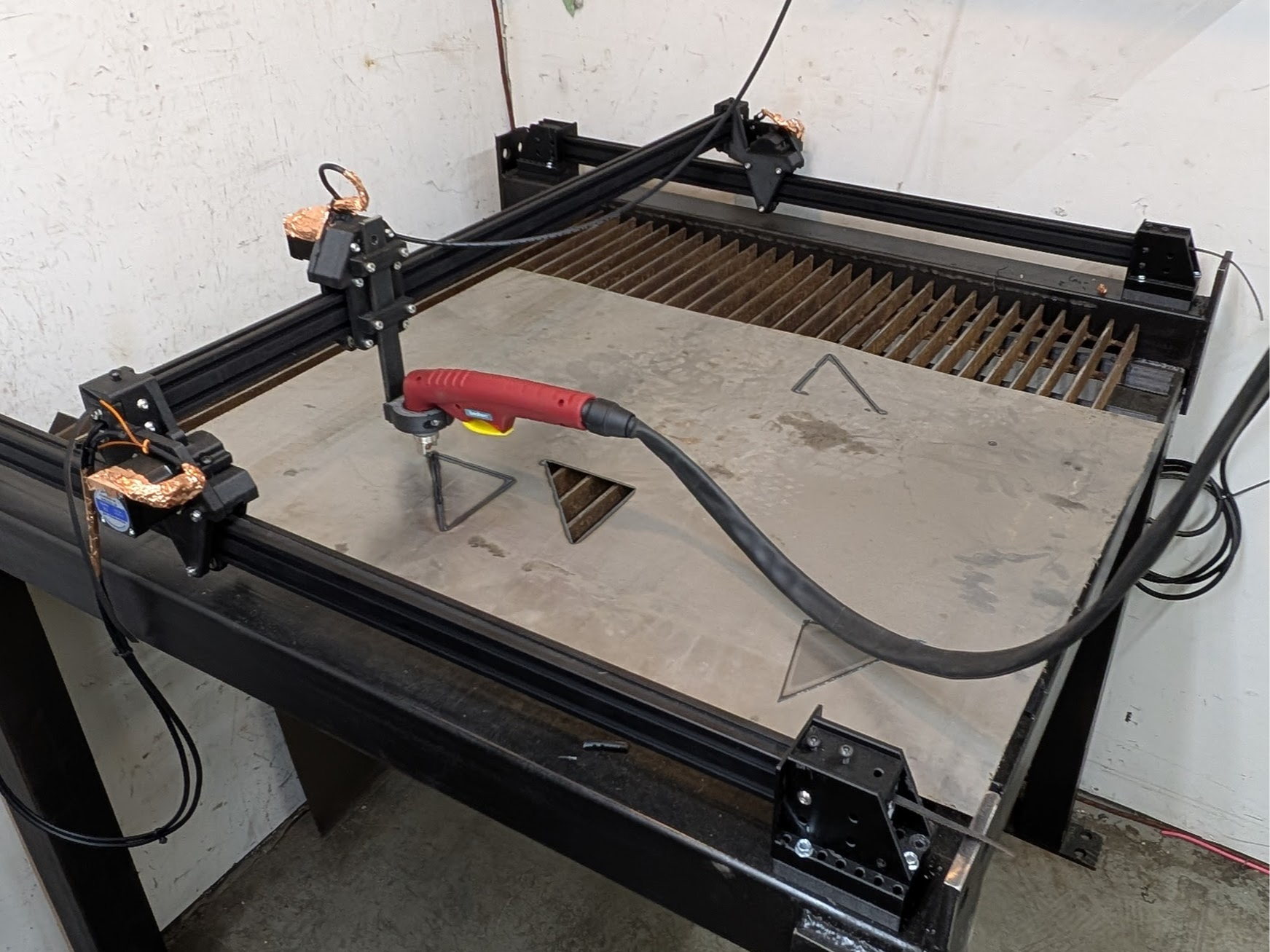 2040 Extrusion Mount for CNC Plasma Table Build