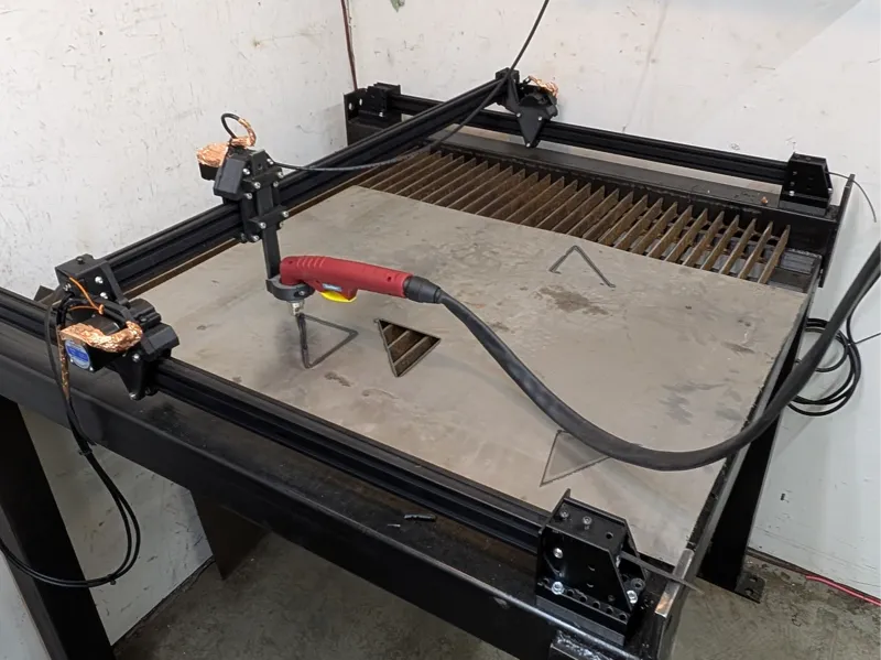 2040 Extrusion Mount for CNC Plasma Table Build