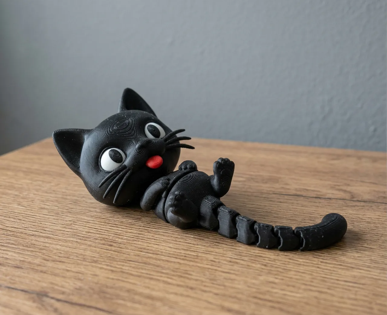 Flexi Cat Keychain view 3