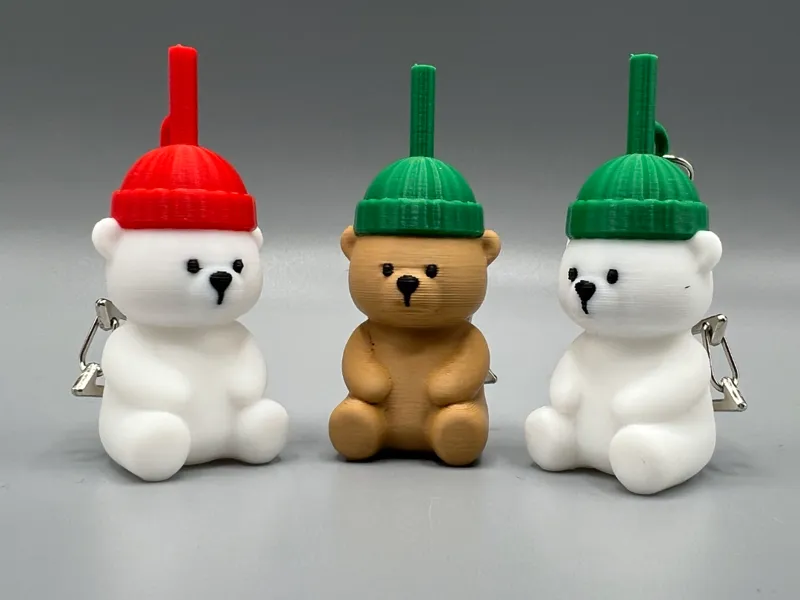 Starbucks Bearista Inspired Figurine and Keychain