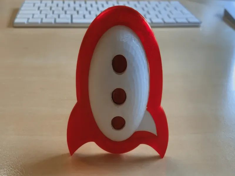 3D Rocket.Chat logo 