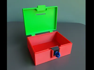 Coinbox with key lock