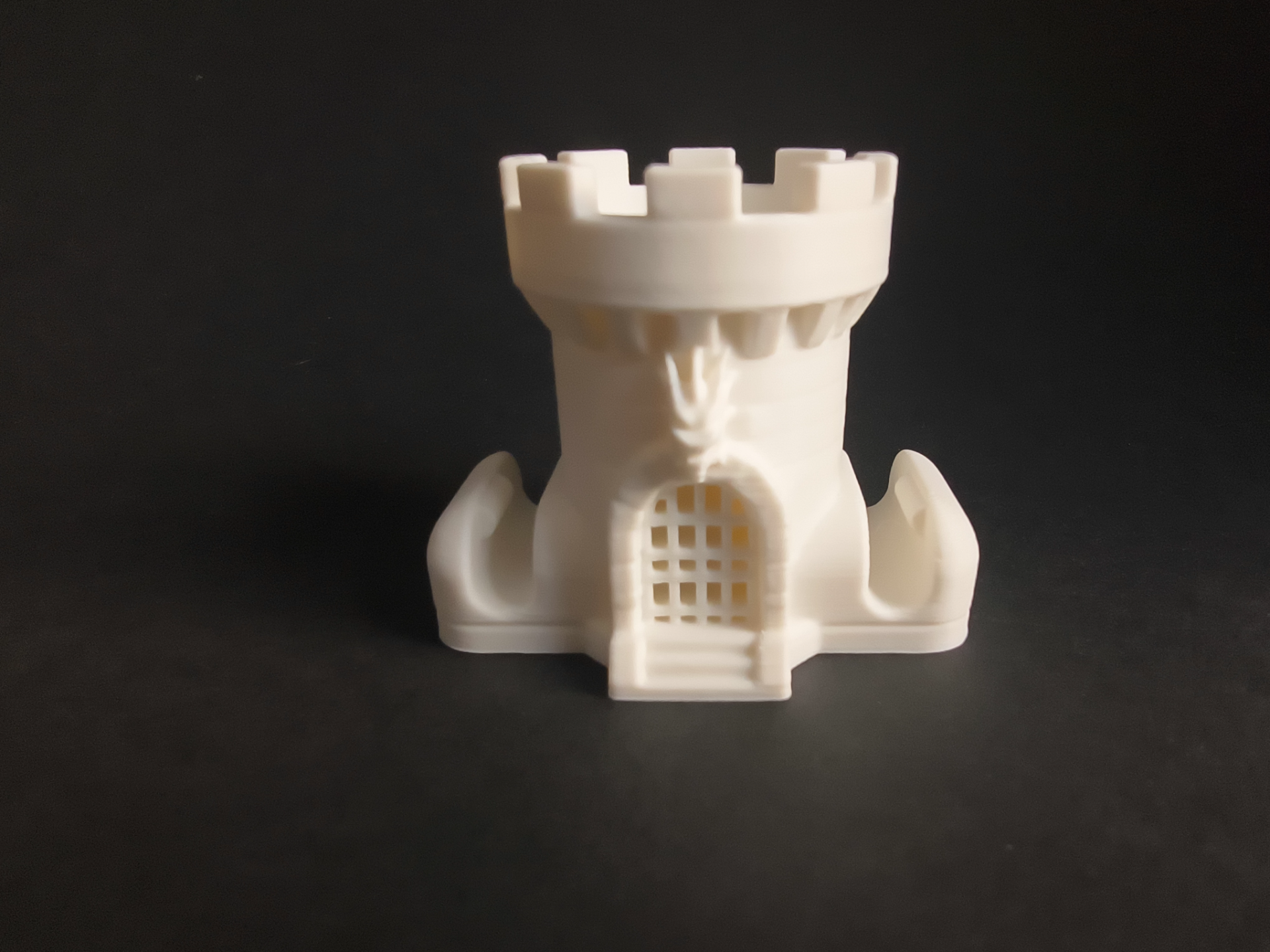 Tower-style cable holder 3D model