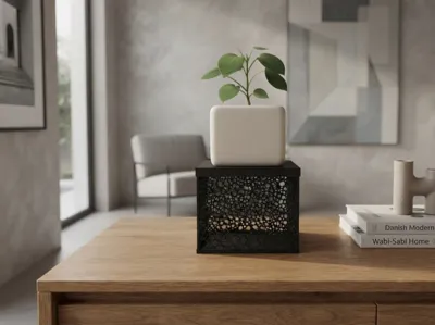 GEOMETRIC SYMBIOSIS VASE