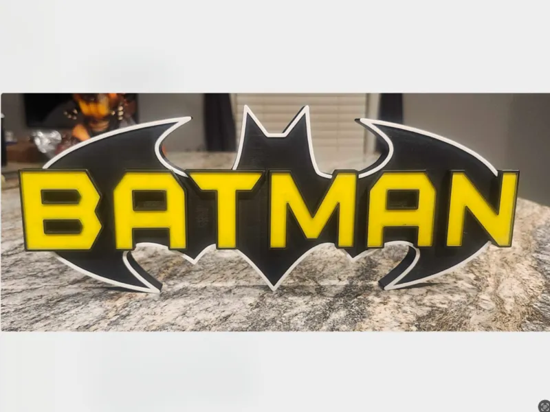Batman Logo with Bat