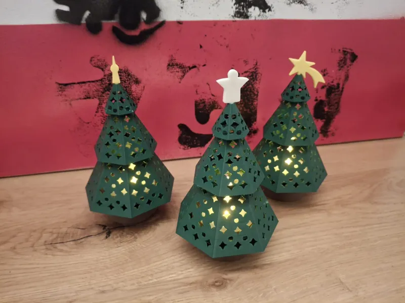 X-Mas Tree Tea Light 